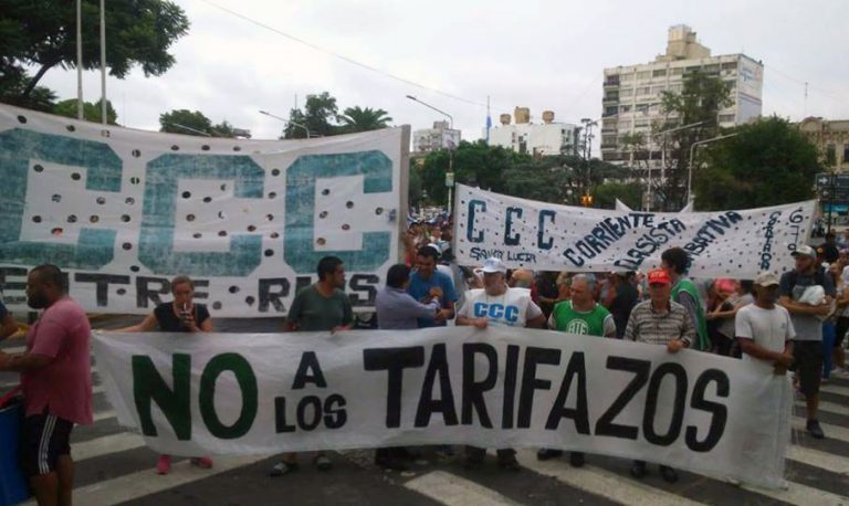 La Lucha Contra Los Tarifazos Y El Hambre PCR